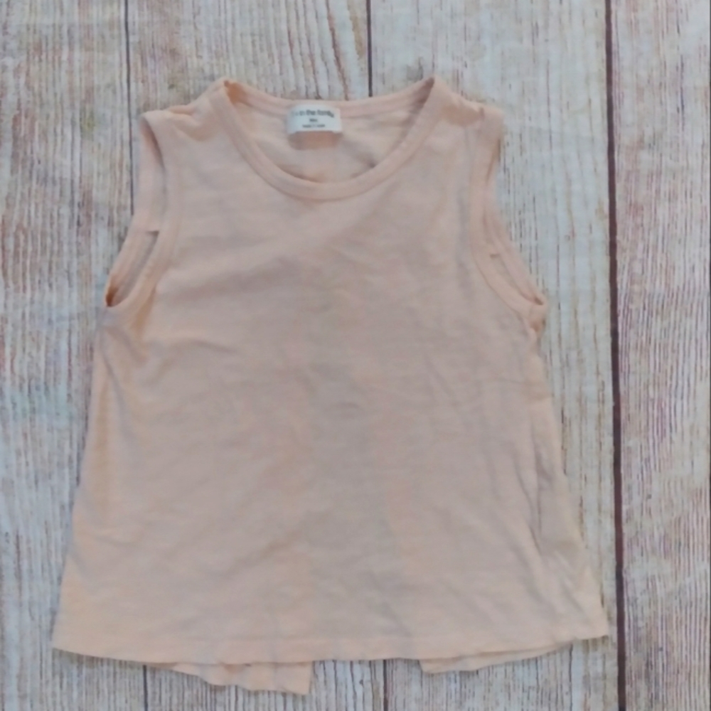 1 + In The Family cotton summer peach tank sz 36m